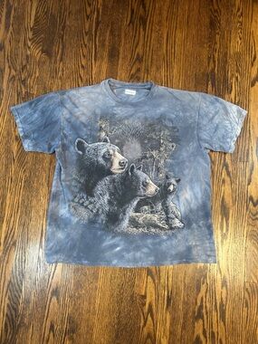 Vintage Y2K The Mountain Bear Tie Dye T-Shirt